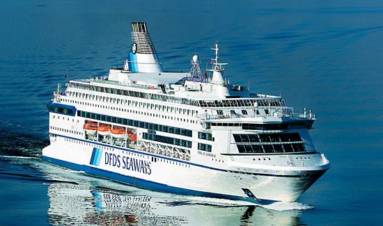 DFDS Pearl Seaways på vei fra Oslo til København